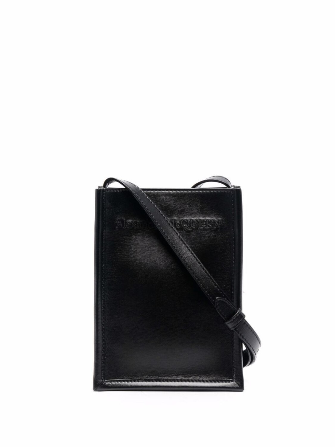 

Alexander McQueen сумка-мессенджер с вышитым логотипом, черный