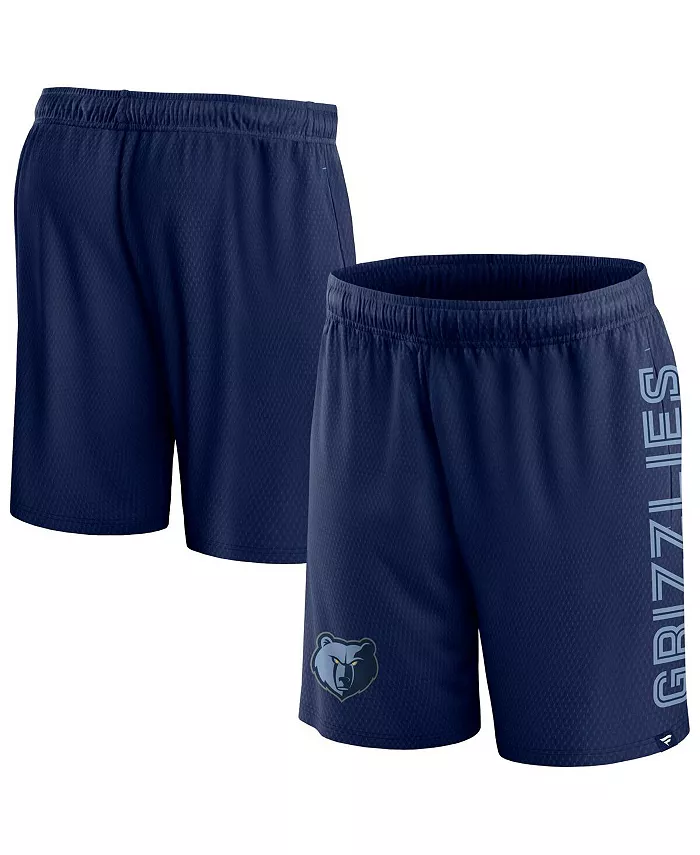 

Мужские шорты Memphis Grizzlies Post Up сетчатые, цвет navy Fanatics