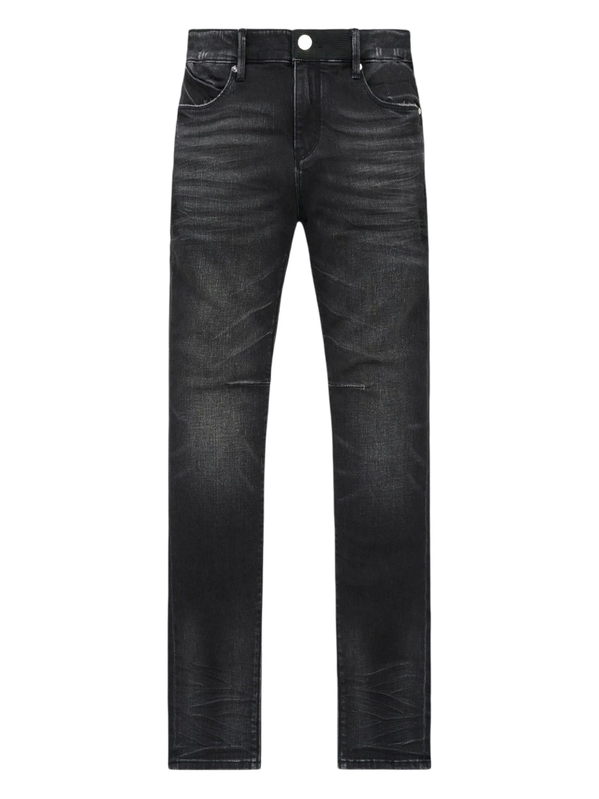 

Джинсы скинни Clayton с эффектом потертости Rta, черный