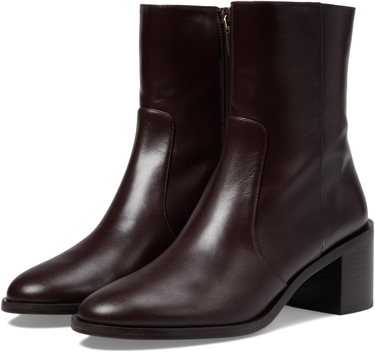 Ботинки Stuart Weitzman Esme Zip Bootie, цвет Dark Brown