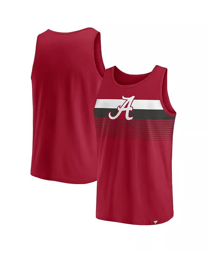 

Фирменная мужская майка Crimson Alabama Crimson Tide Wild Game Fanatics, красный