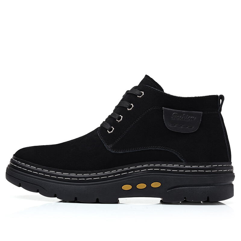 

Зимние сапоги унисекс Journey Of Inspiration, цвет Black lace-up wool [thickened]