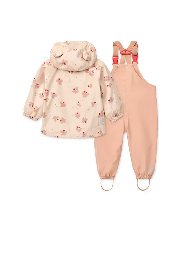 Водонепроницаемая куртка унисекс manu set Liewood, Pink — фото 2