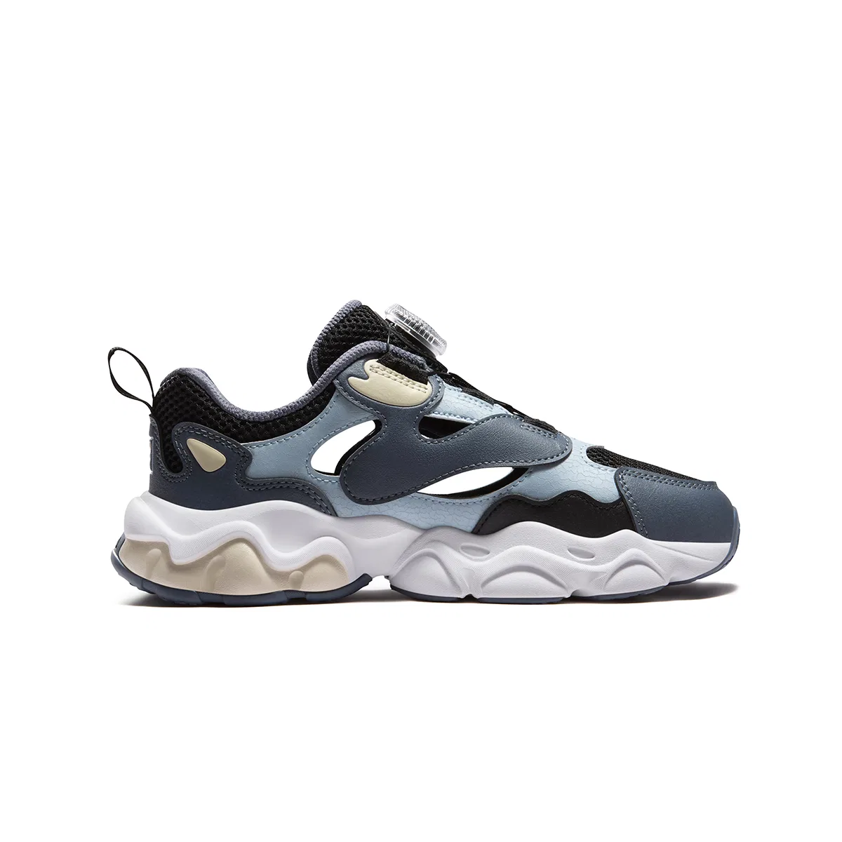 Кроссовки беговые Heritage FHT FILA KIDS черные/бирюзовые — фото 3