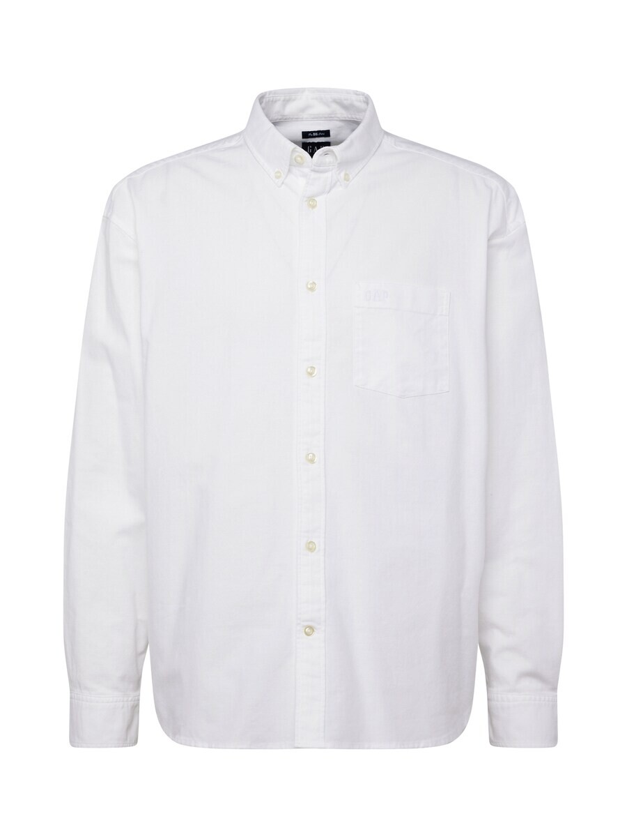 

Повседневная рубашка GAP Regular fit Button Up Shirt, белый