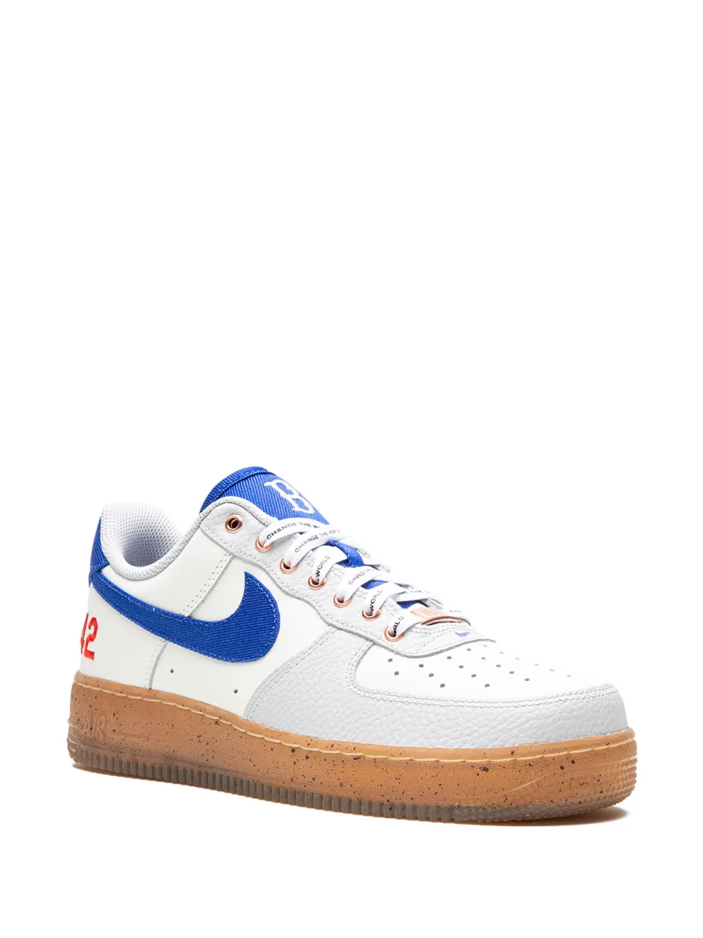 Кроссовки Air Force 1 Low Jackie Robinson Nike, белый — фото 2