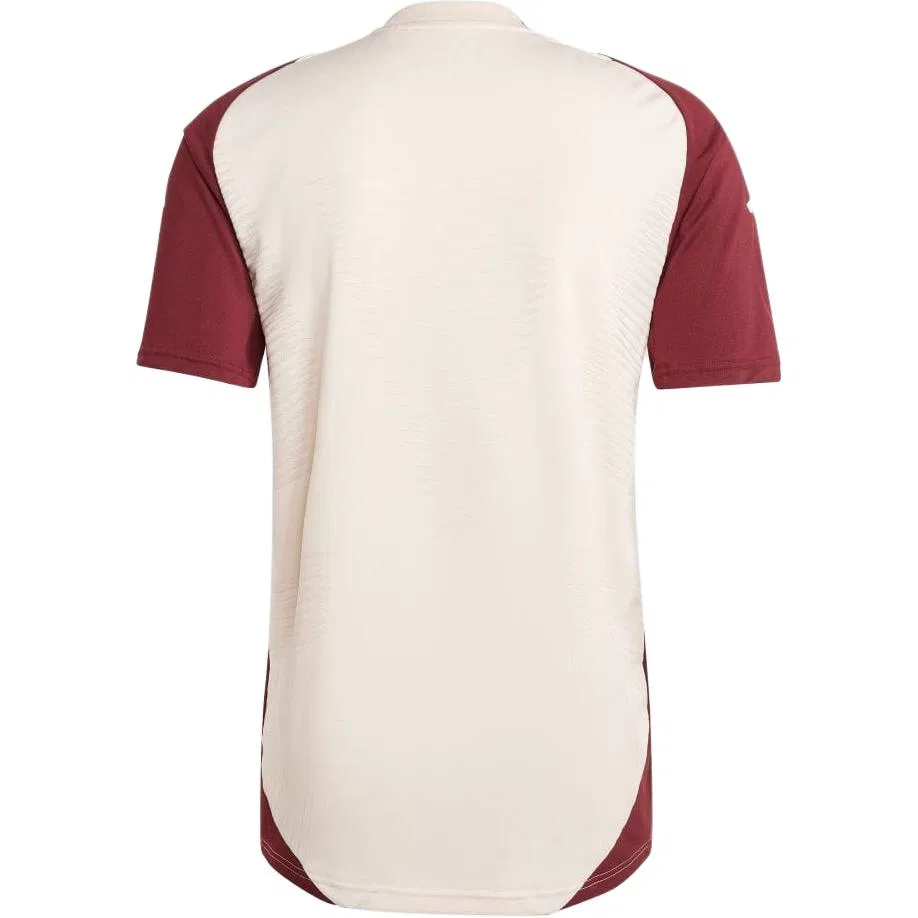 Футболка ретро Tiro 24 Pro FC Bayern FW24 мужская из льна, темно-красная Adidas, Linen Dark Red — фото 3