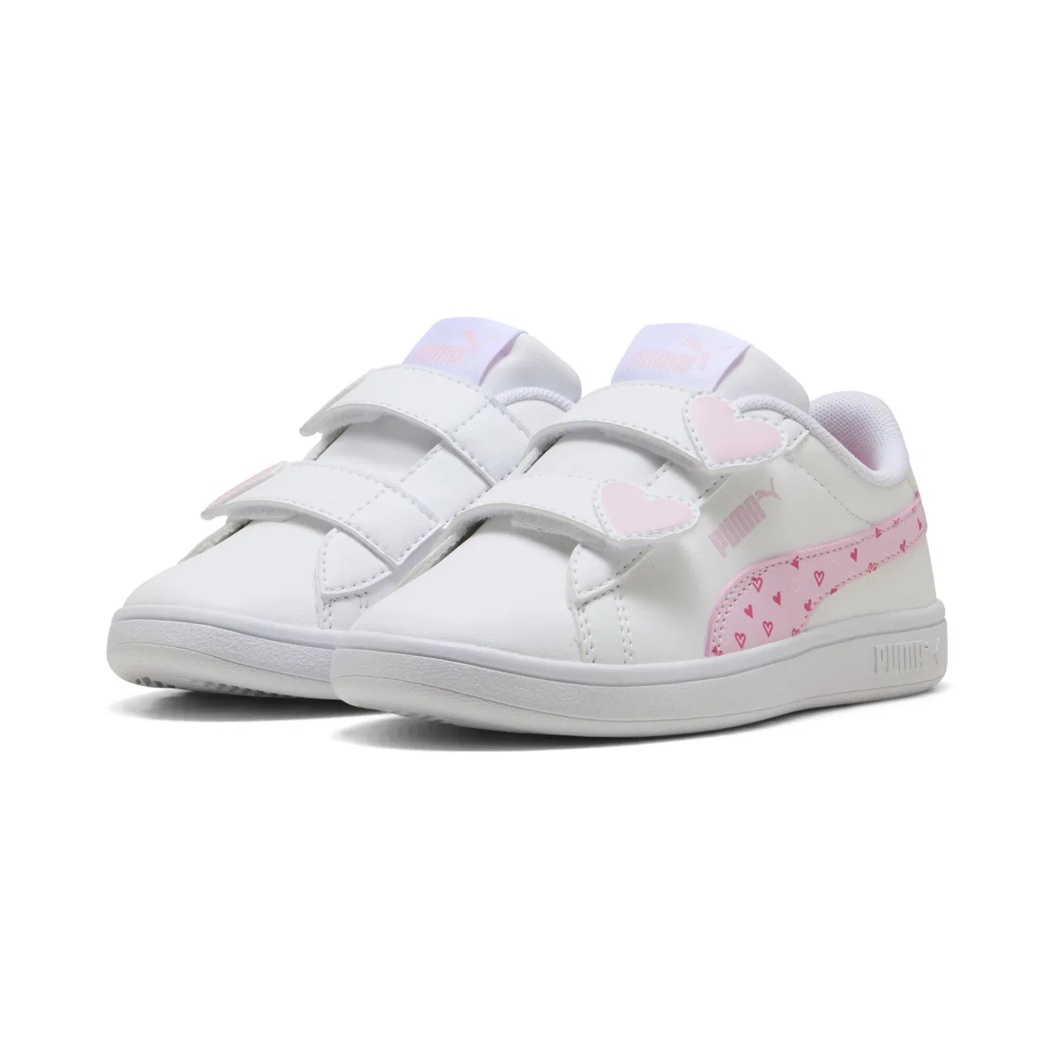 Кроссовки 'Smash 3.0 Hearty' Puma, White — фото 2