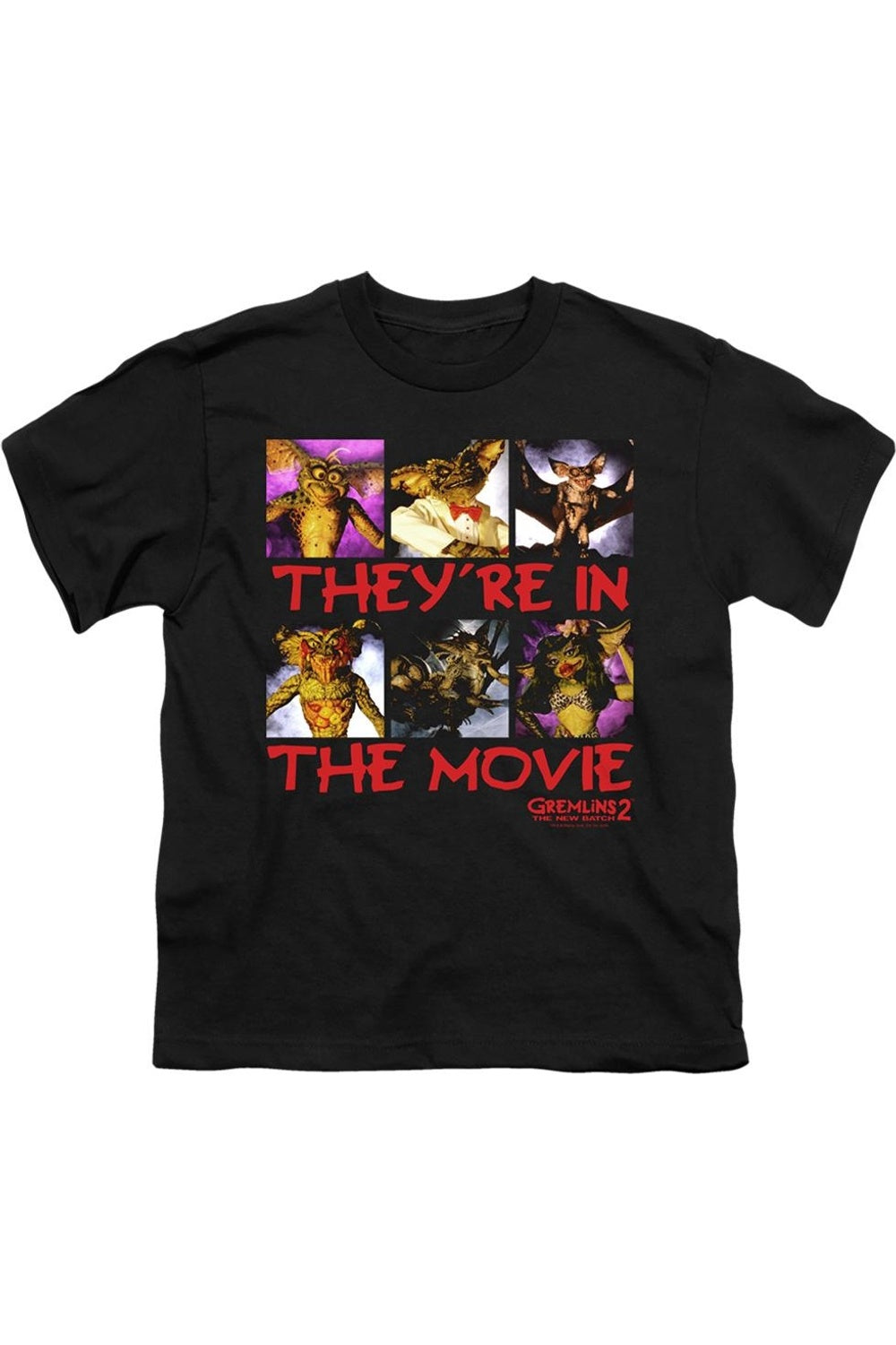 

Футболка с коротким рукавом для детей "Gremlins 2: Новенькая партия" Gildan, черный