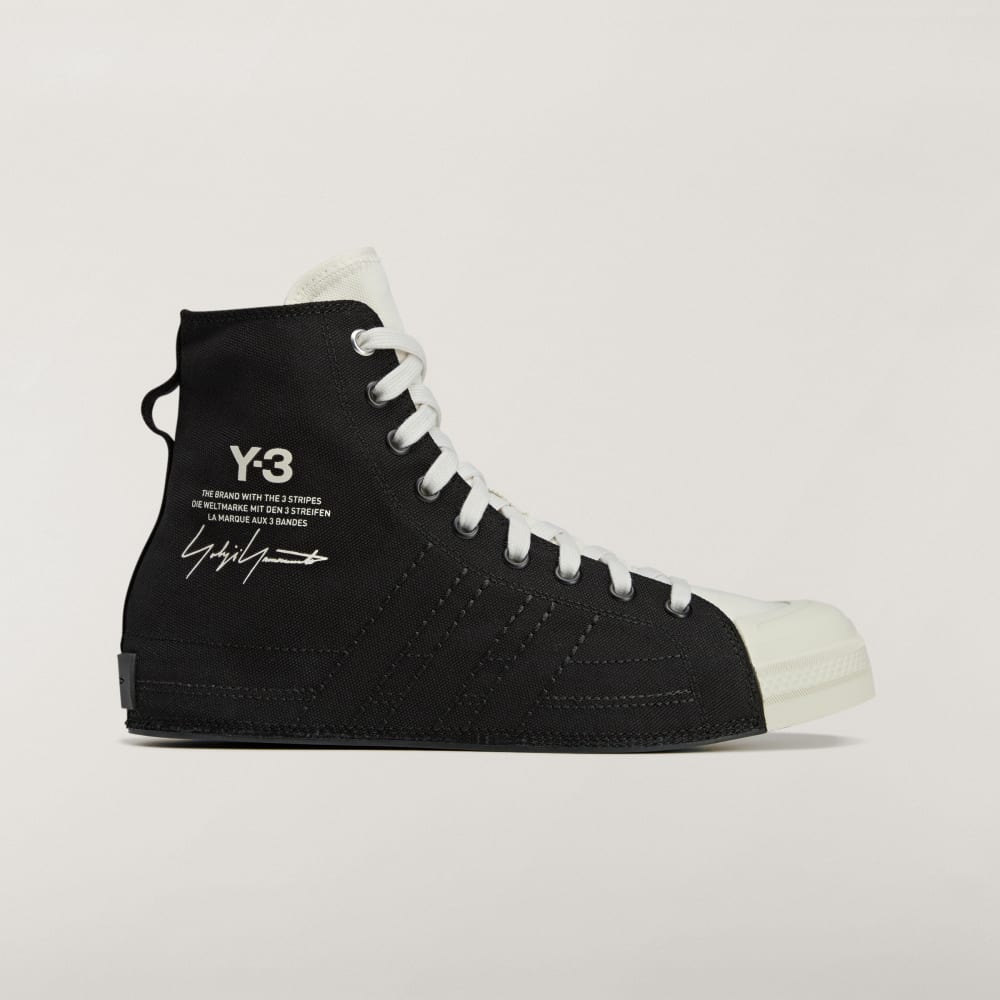

Высокие кроссовки Adidas Y-3 Nizza Hi, цвет Orbit Grey/Orbit Grey/Black