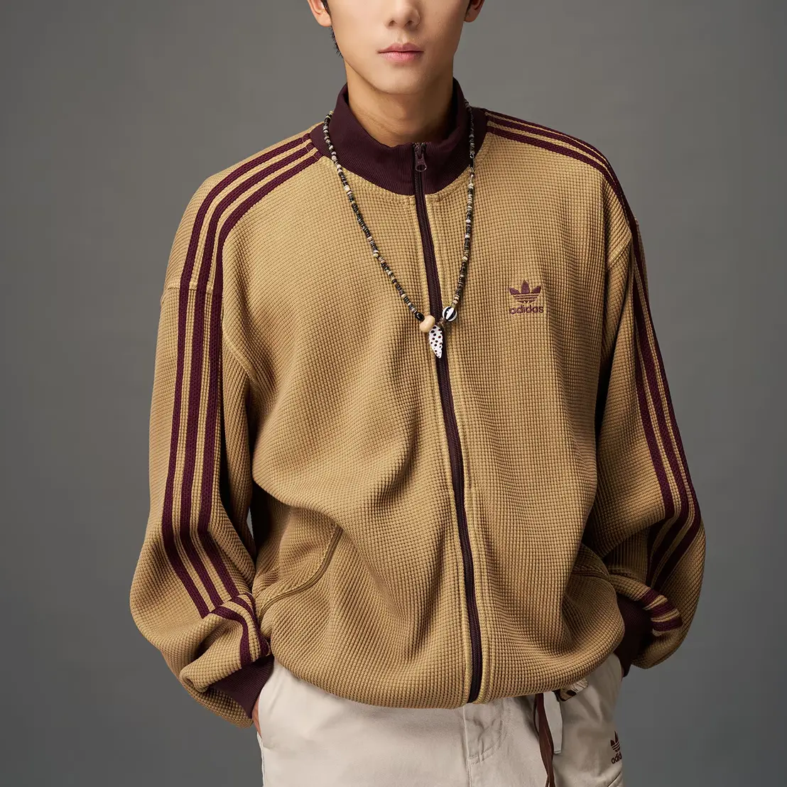 Adidas Originals Толстовка мужская, Desert Brown — фото 4