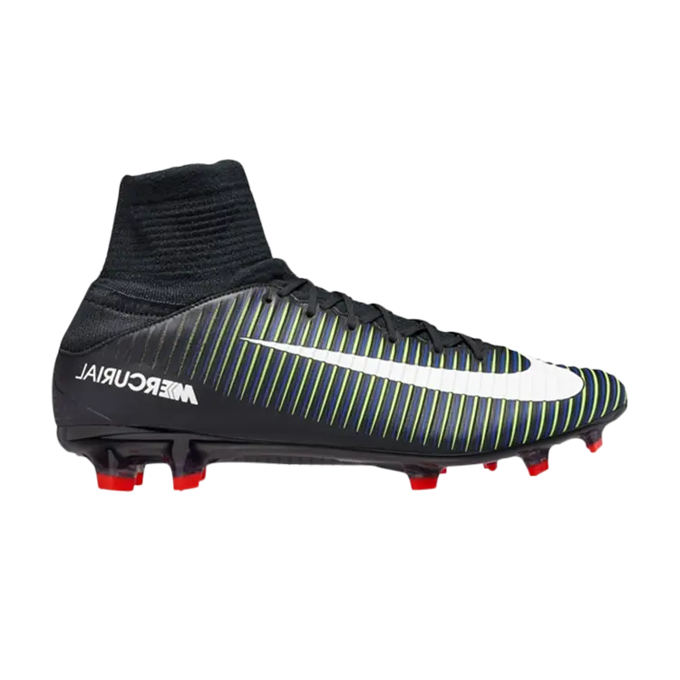 

Кроссовки Nike Mercurial Veloce 3 DF FG 'Electric Green', черный