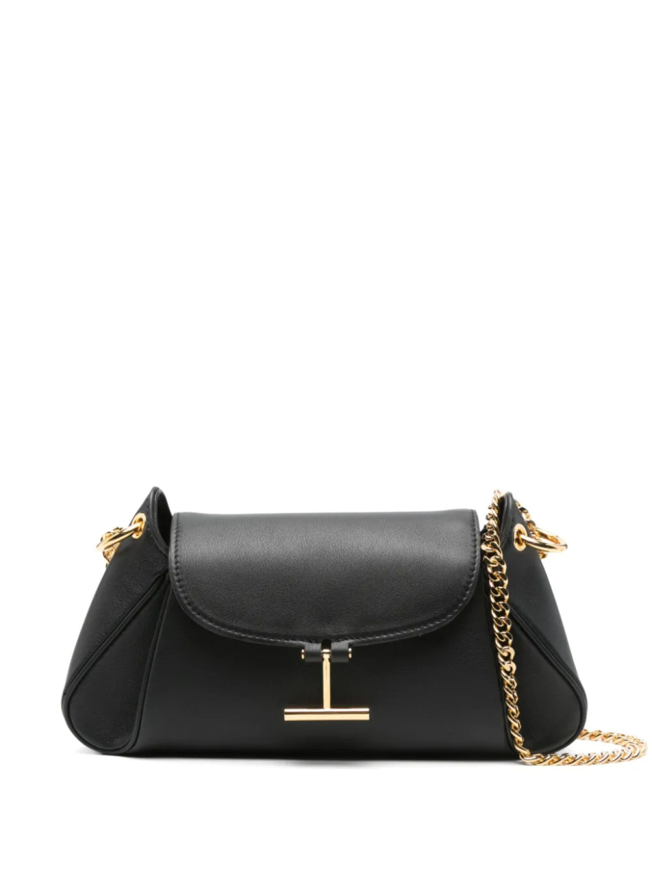 

TOM FORD кожаная сумка через плечо, черный