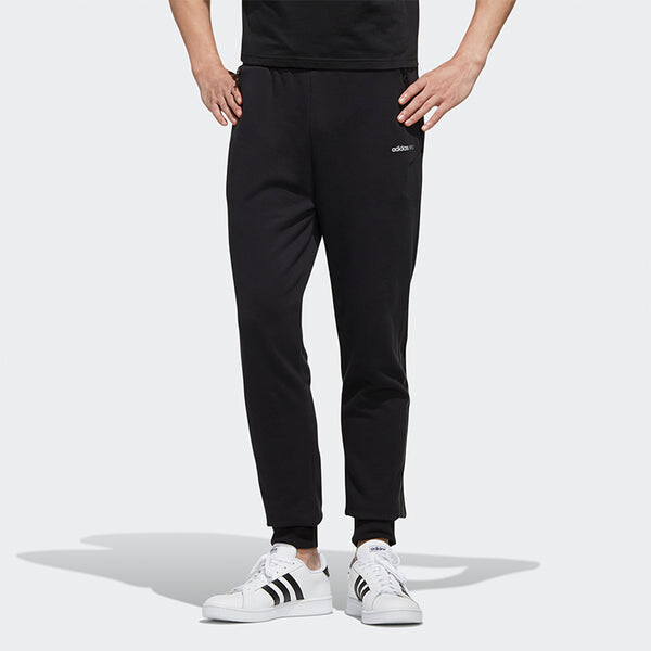 Спортивные штаны adidas neo M Fav 3s Tp Casual Sports Pants Black, черный — фото 3