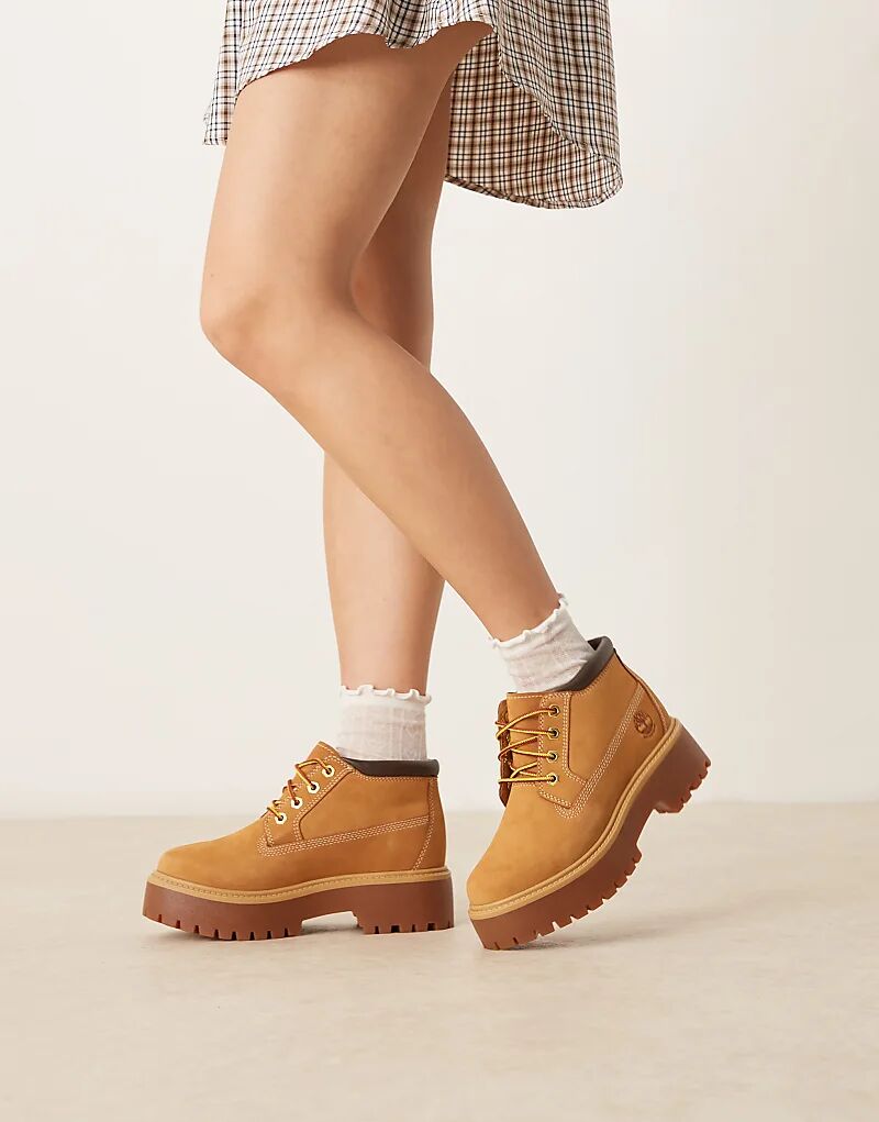 Ботинки Timberland Stone Street Nellie на платформе, корчиневый
