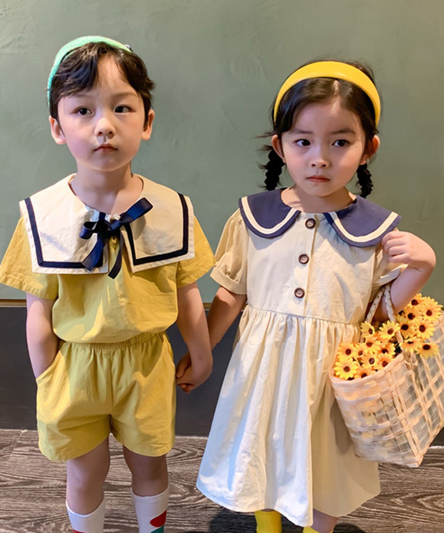 Костюм Набор с матросским воротником Aimoha Kids, Beige and other shades