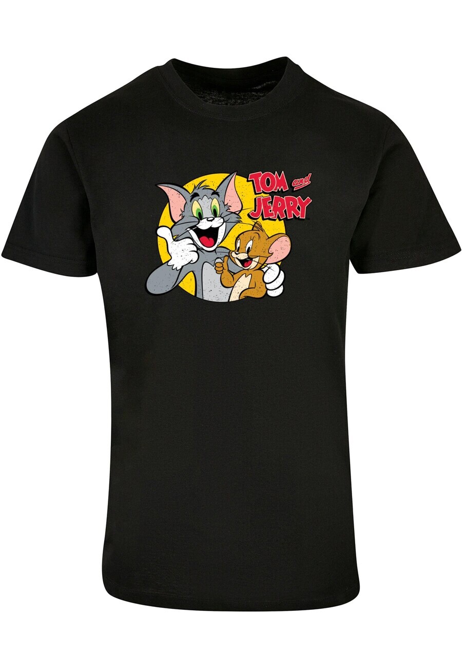 

Классическая футболка ABSOLUTE CULT Shirt Tom and Jerry - Thumbs up, черный