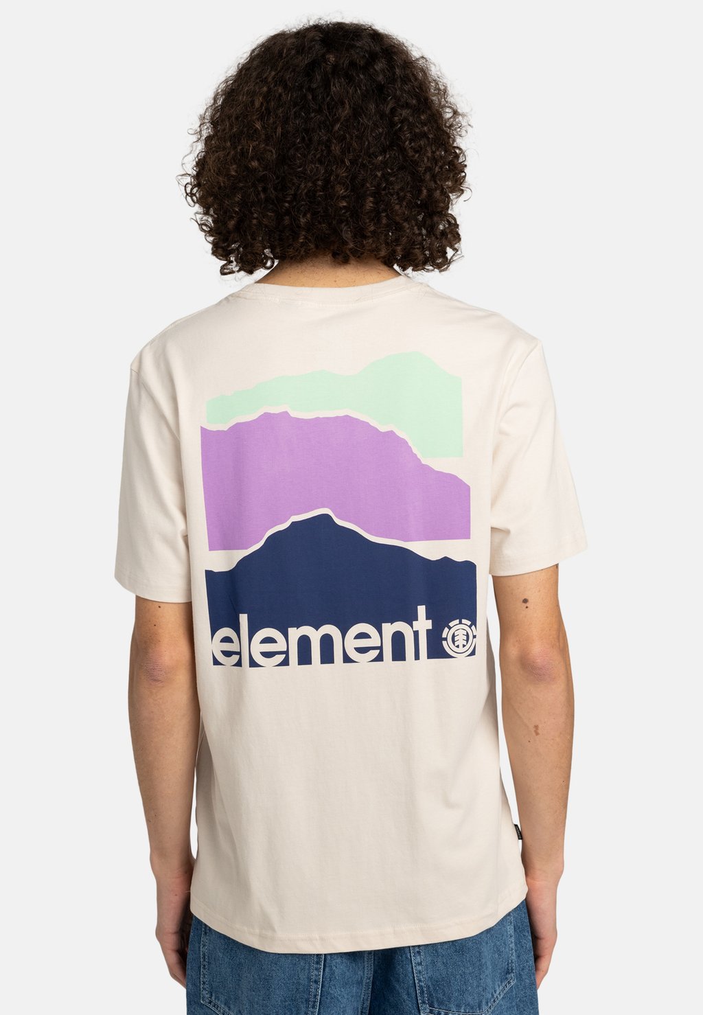 

Футболка с принтом Element, бежевый