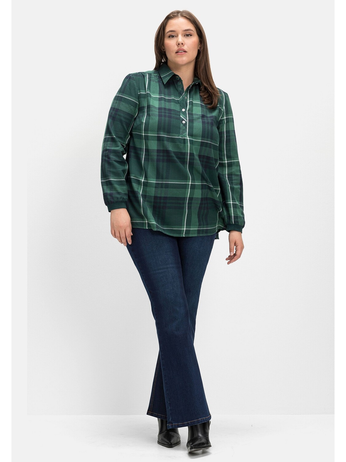 

Джинсы sheego, цвет dark blue Denim