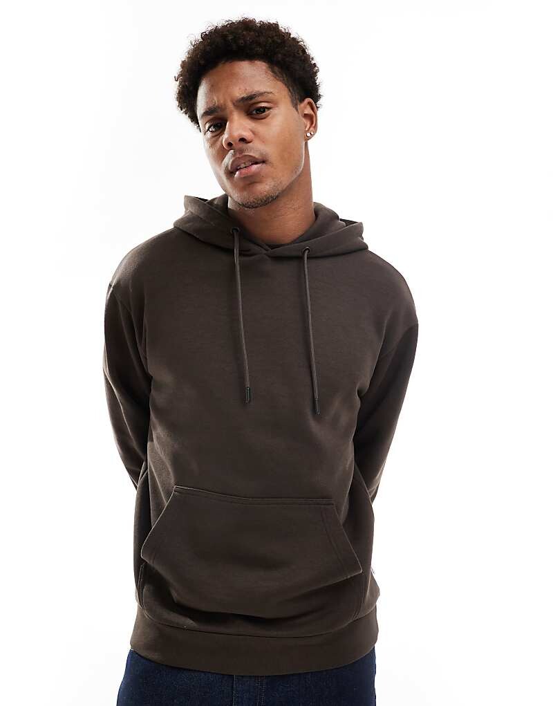 

Толстовка оверсайз шоколадного цвета Jack & Jones