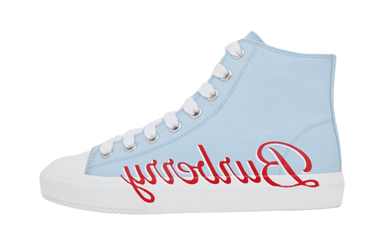

Кроссовки Burberry Kids Skateboarding, синий