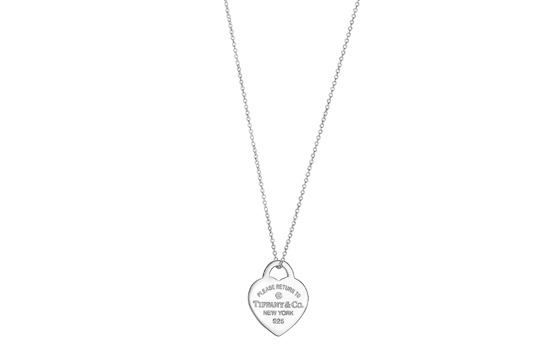 

TIFFANY & CO. Кулон из стерлингового серебра с круглыми бриллиантами из коллекции Return To Tiffany