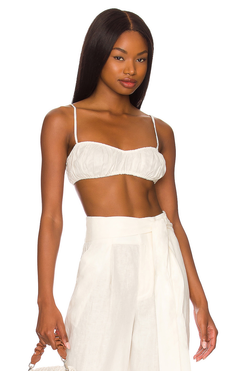 

Топ L'Academie Comilly Bralette, белый