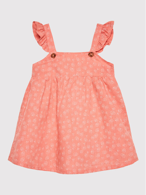 

Летнее платье стандартного кроя United Colors Of Benetton, розовый