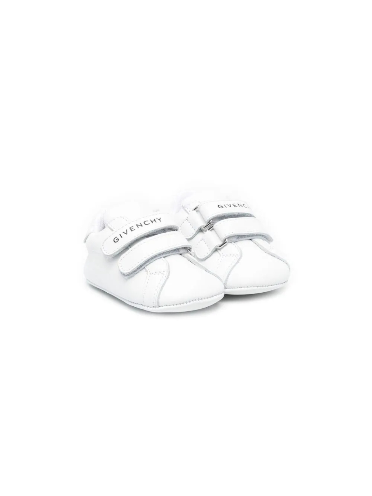 

Givenchy Kids кеды на липучках с логотипом, белый