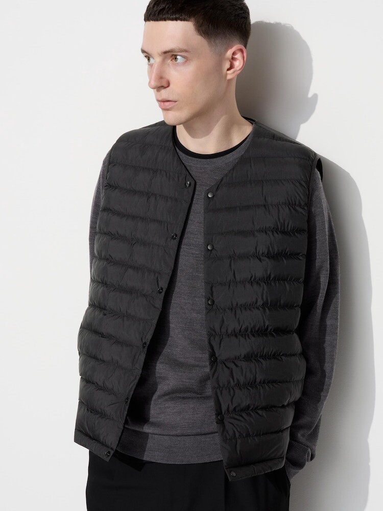 

Компактный жилет puff tech Uniqlo, черный