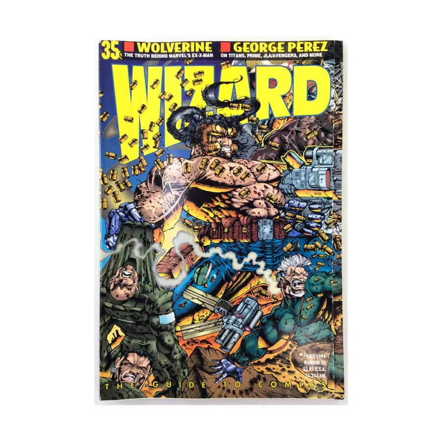 

Журнал #35 "Wolverine, George Perez, Prophet Margin", Wizard Magazine