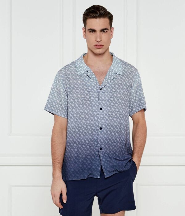 

Рубашка Boss Vale Regular Fit, фиолетовый / белый