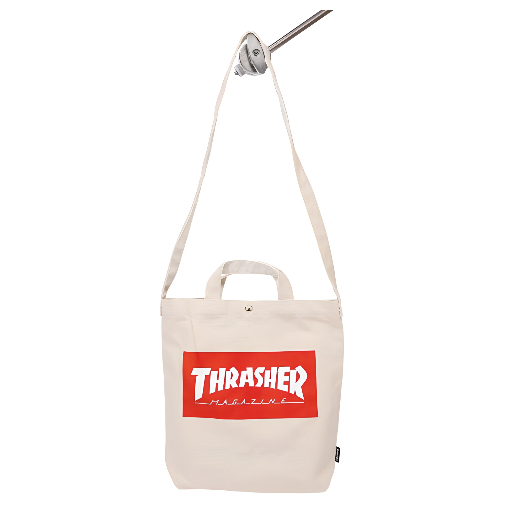 

Thrasher Хлопковая сумка-шоппер, наплечная сумка, повседневная сумка унисекс ecru