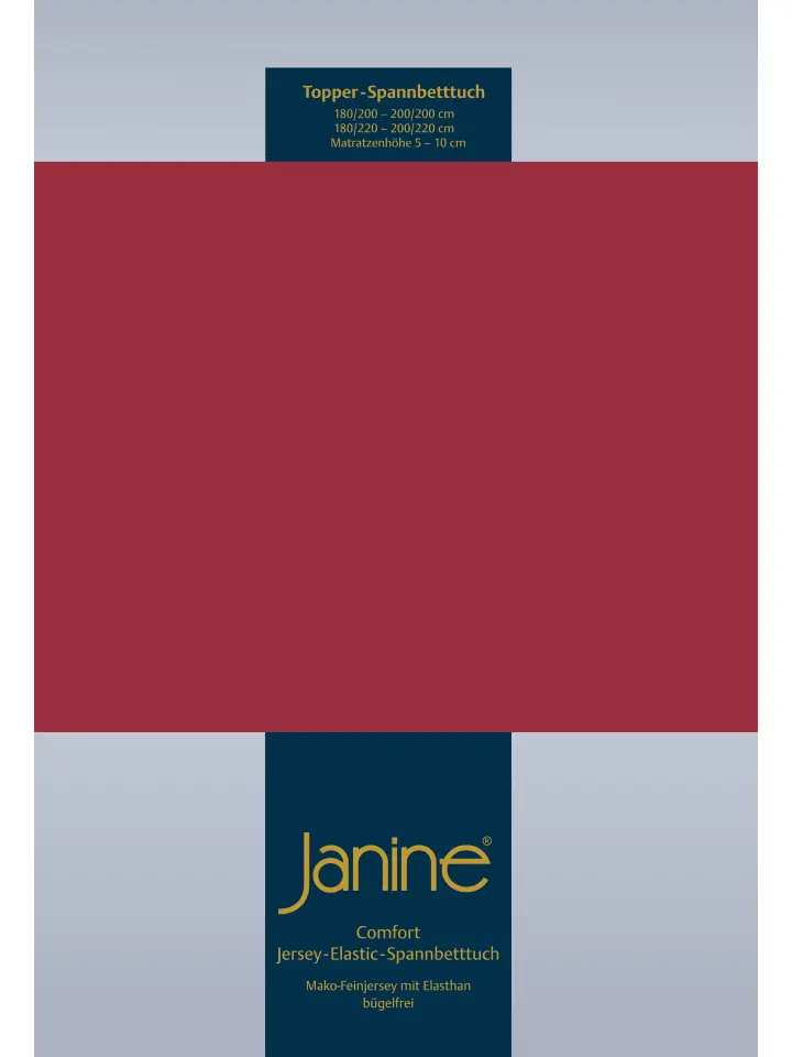 

Простыня Janine, цвет granat
