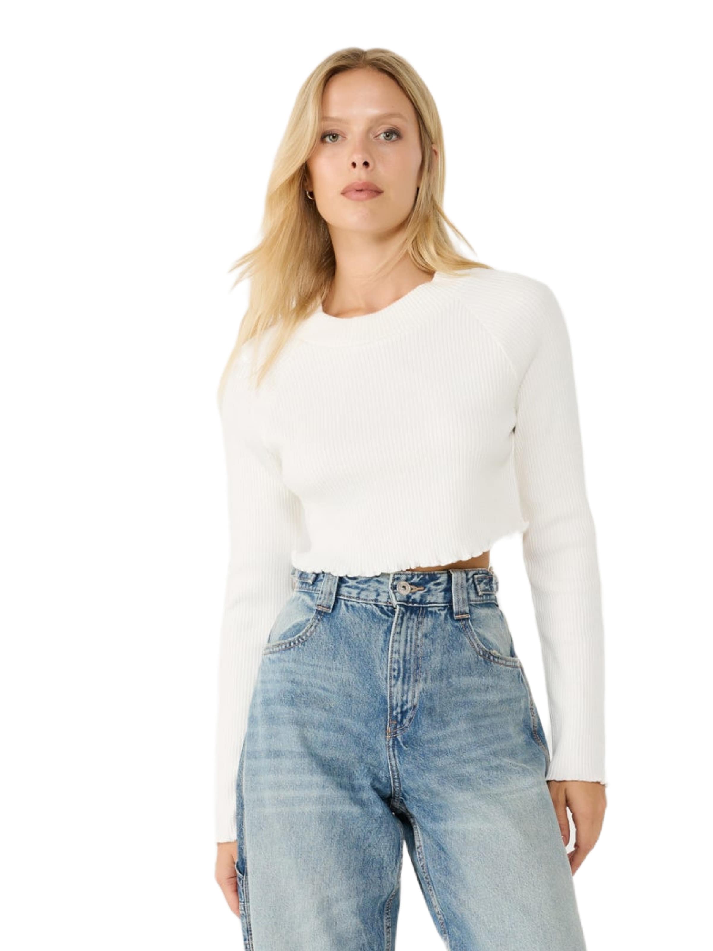 

No Matter What Лонгслив в светло-бежевом цвете