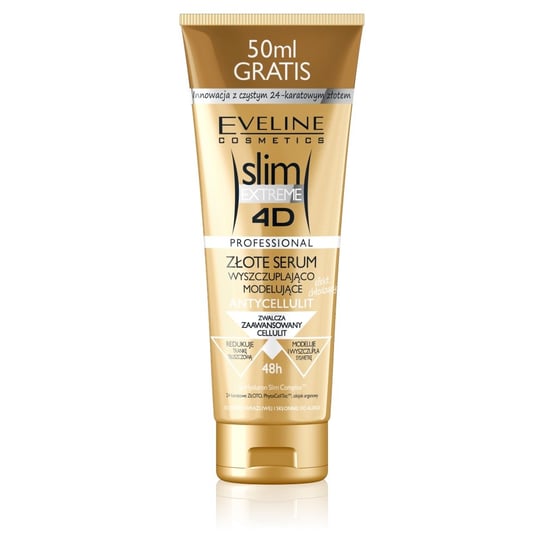 

Золотая сыворотка для похудения и моделирования, 250 мл Eveline Cosmetics, Slim Extreme 4D