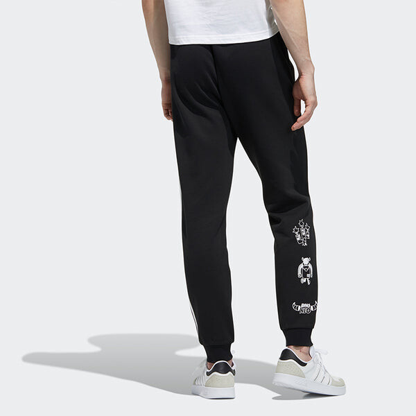 Спортивные штаны adidas neo M Artist Pant Bundle Feet ribbed Sports Pants Black, черный — фото 3