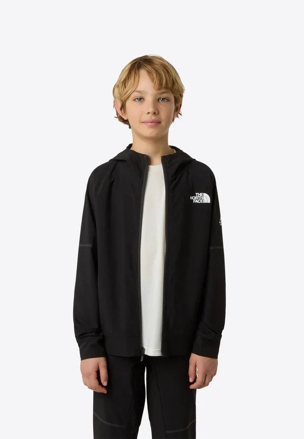 Куртка для горного спорта унисекс для подростков, ветровка The North Face, Black