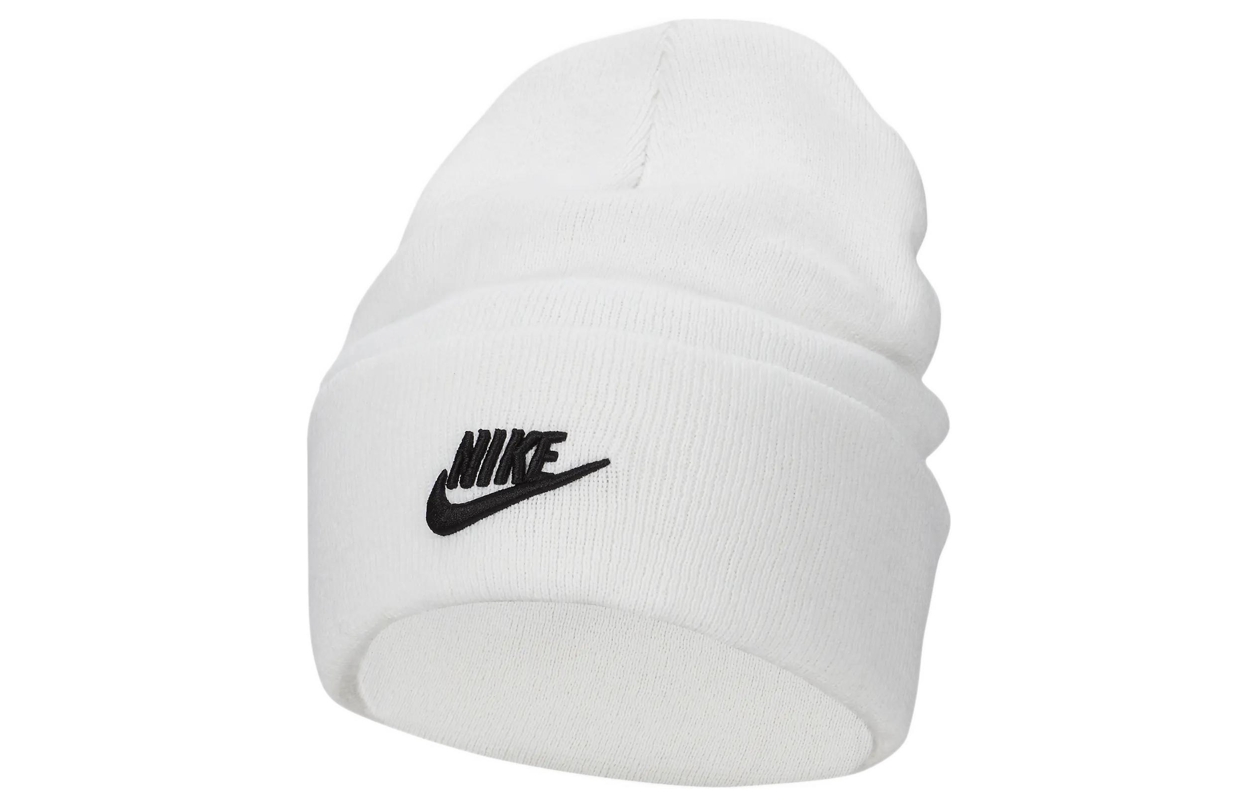 

Nike Высокий манжет вязаная шапка Футура, White