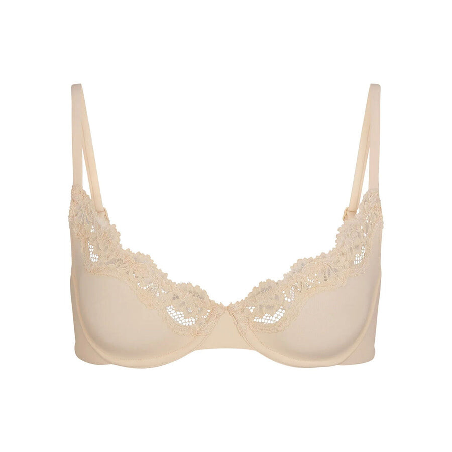 

Бюстгальтер scoop без подкладки SKIMS Fits Everybody Lace, песочный