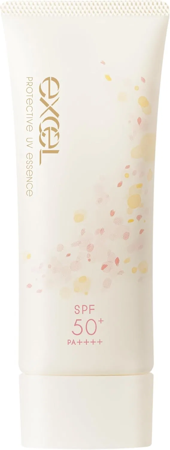 Солнцезащитная эссенция Excel Protective UV Essence Sakura & Bergamot 60 мл — фото 3