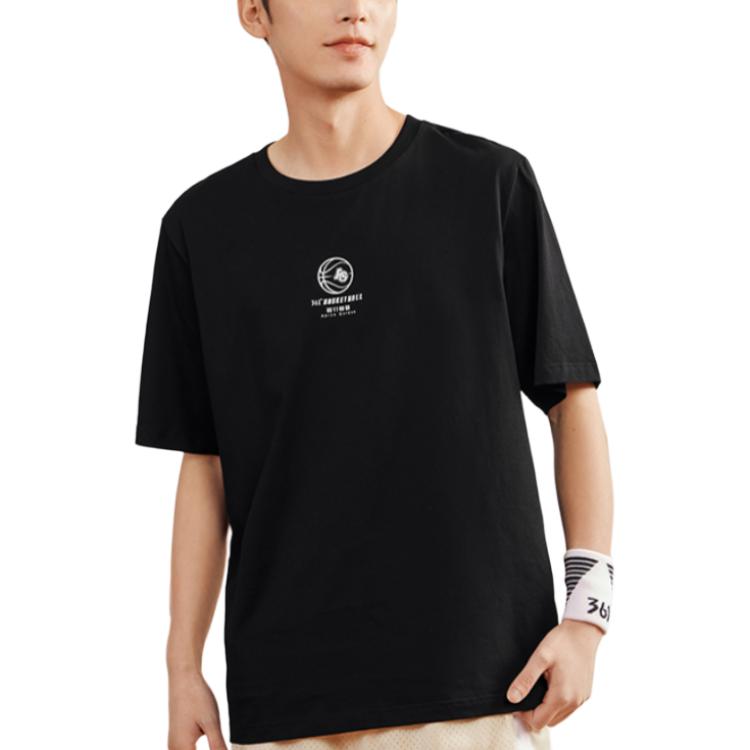 

361° Футболка мужская Super Black с круглым вырезом, тонкая, прямого кроя