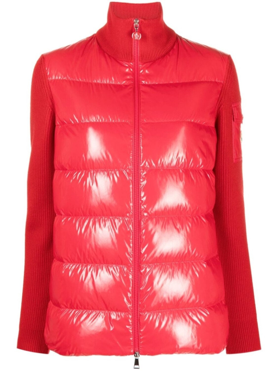 

Moncler кардиган с дутыми вставками, красный