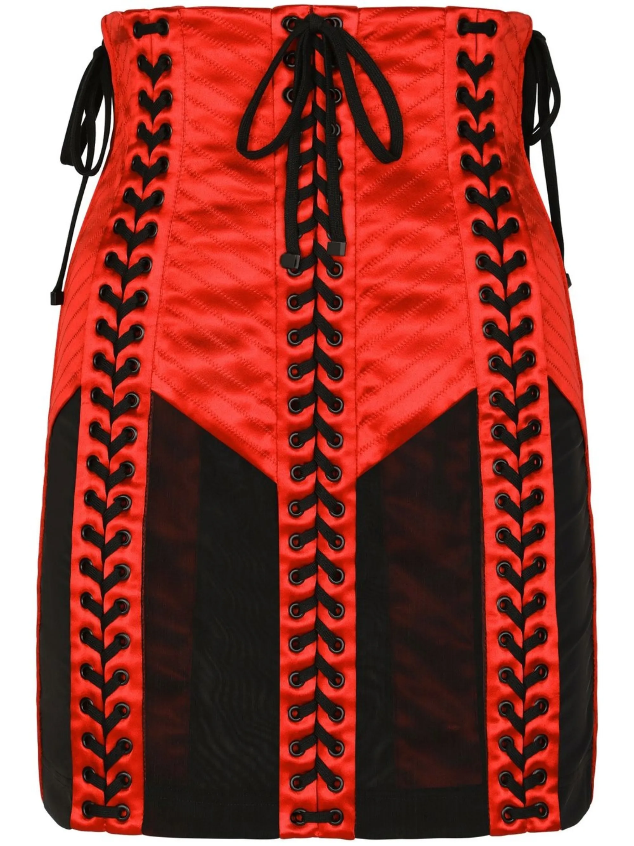 

Юбка мини с люверсами Dolce & Gabbana, красный