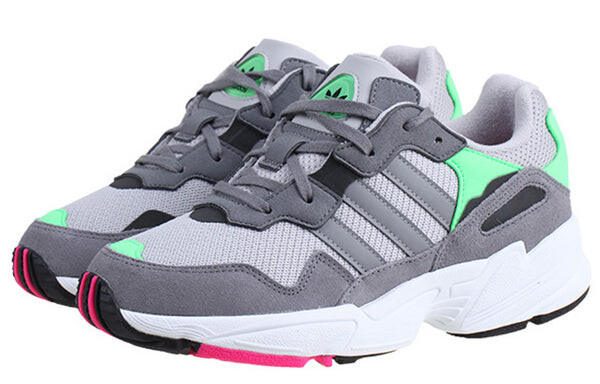 Кроссовки yung 96 j Adidas, серый — фото 4