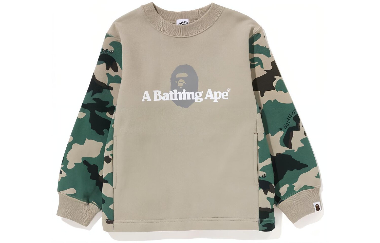 

Детская толстовка A Bathing Ape, оливковый