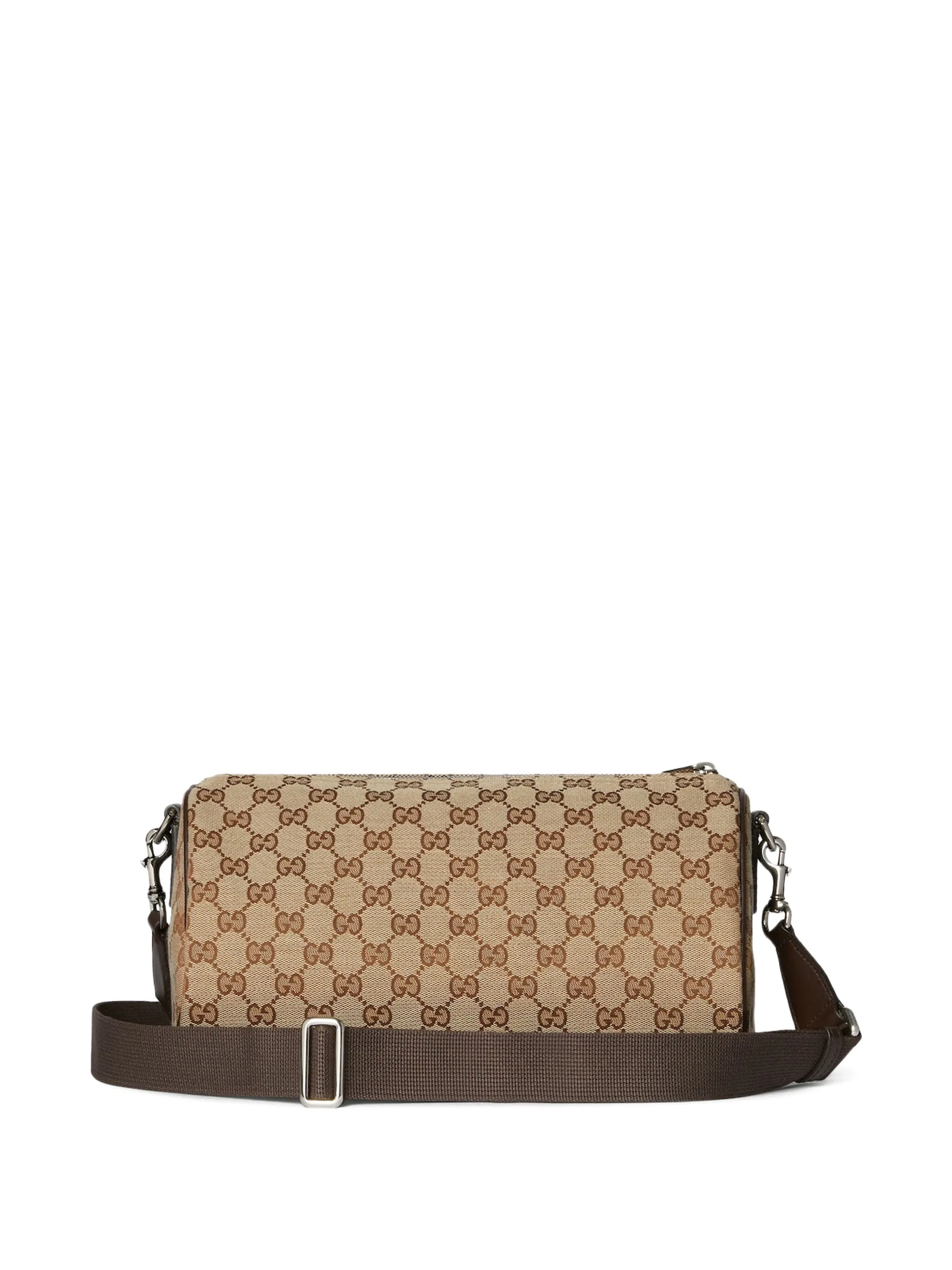 Сумка на плечо Gucci GG Supreme бежевая — фото 3