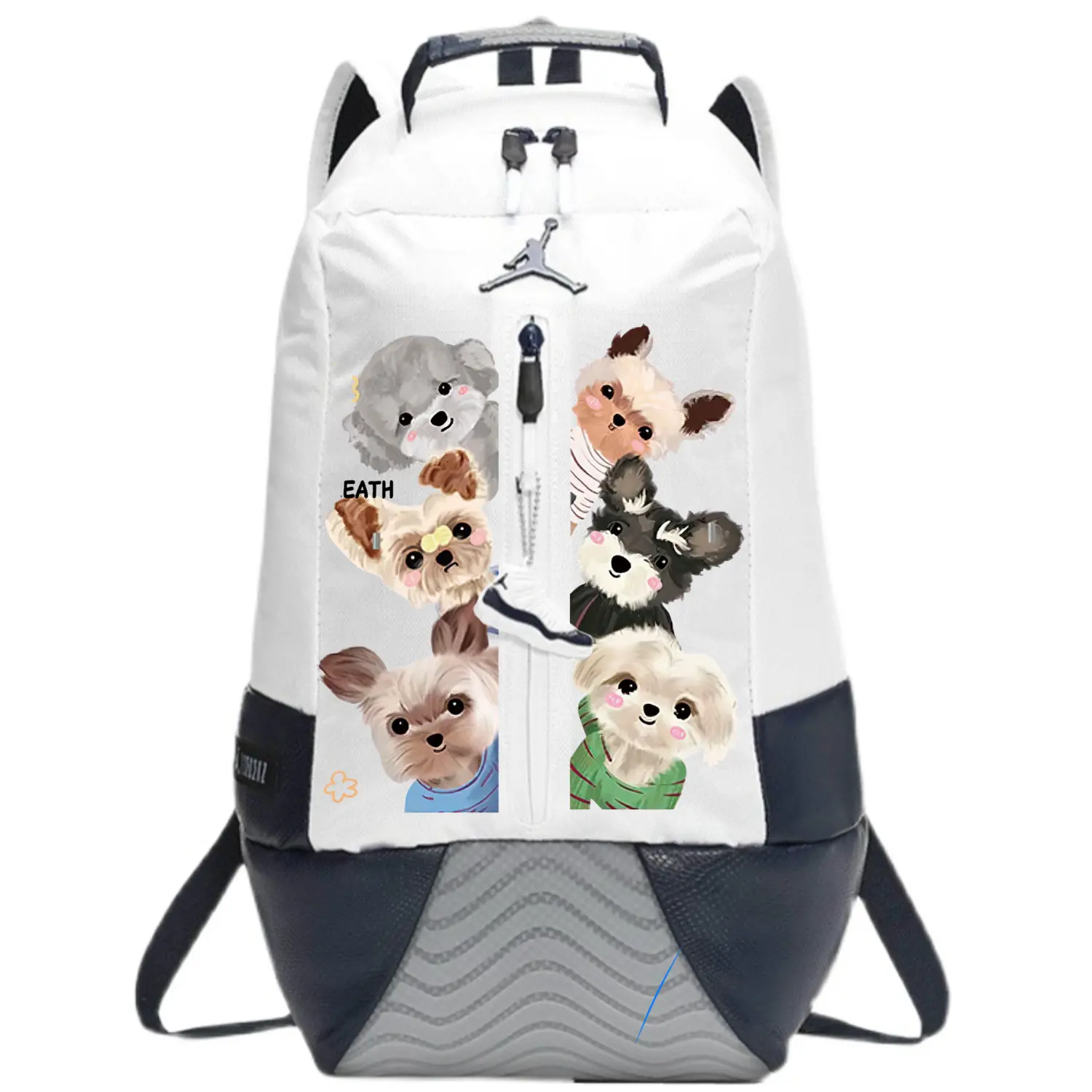 

Jordan Ретро рюкзак 11 из полиэстера унисекс белый, Puppy