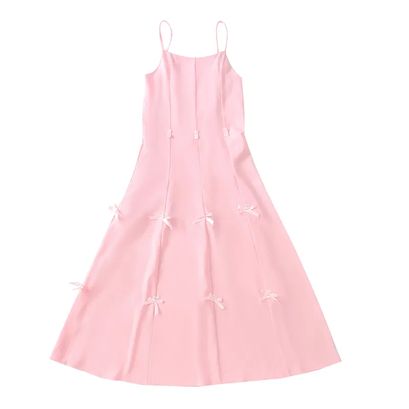 Платье детское без воротника длинное Disney, Pink