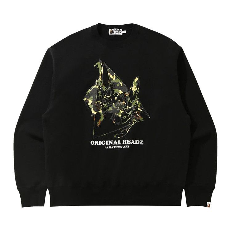 

Свитер BAPE Unkle Pointman Logo Relaxed Crewneck, Black